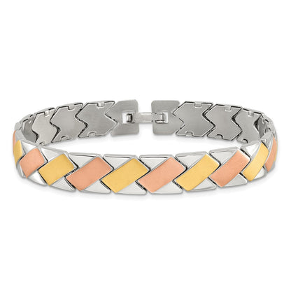 8 Zoll Edelstahl Rose & Vergoldet 8 Zoll Armband