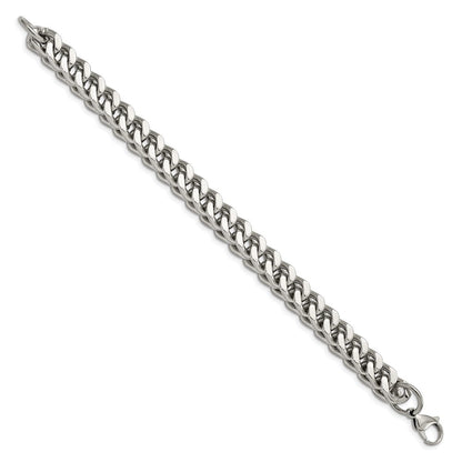 Edelstahl Chisel Poliert Schwer Weizen Gliederarmband