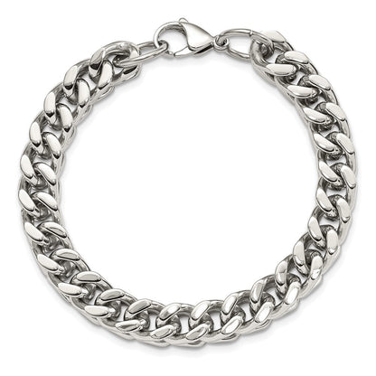 Edelstahl Chisel Poliert Schwer Weizen Gliederarmband