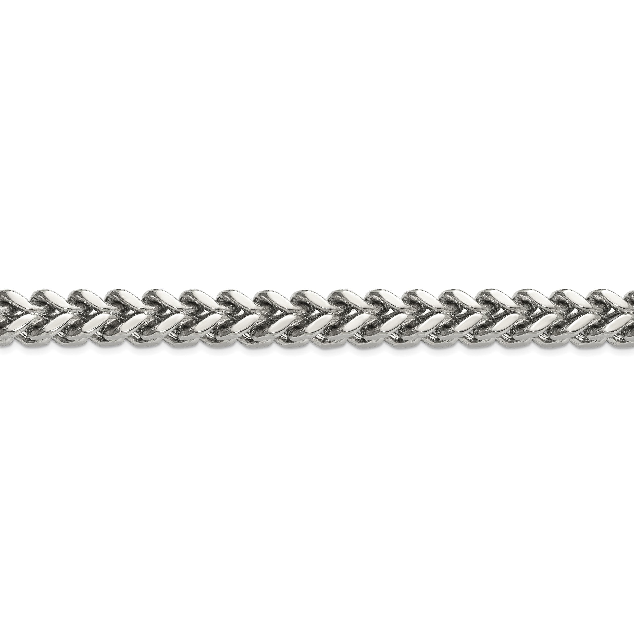 Edelstahl Chisel Poliert Schwer Weizen Gliederarmband
