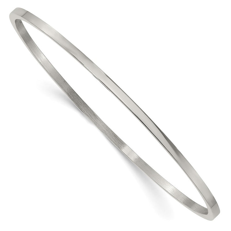 Edelstahl Chisel Poliert 2mm Armreif