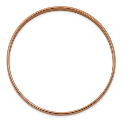 Edelstahl Poliert Braun Ip-beschichtet 6mm Armreif