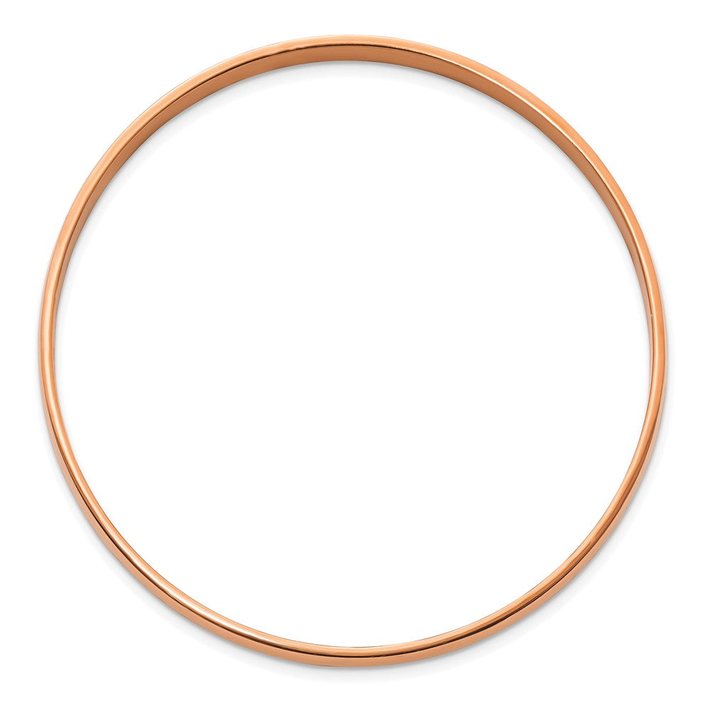 Edelstahl Poliert Rose Ip-beschichtet 6mm Armreif