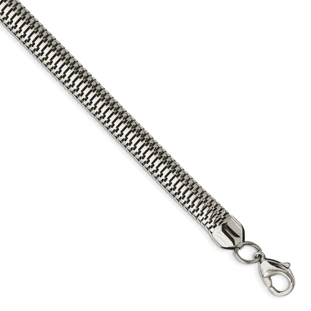 Edelstahl Poliert Gliederarmband