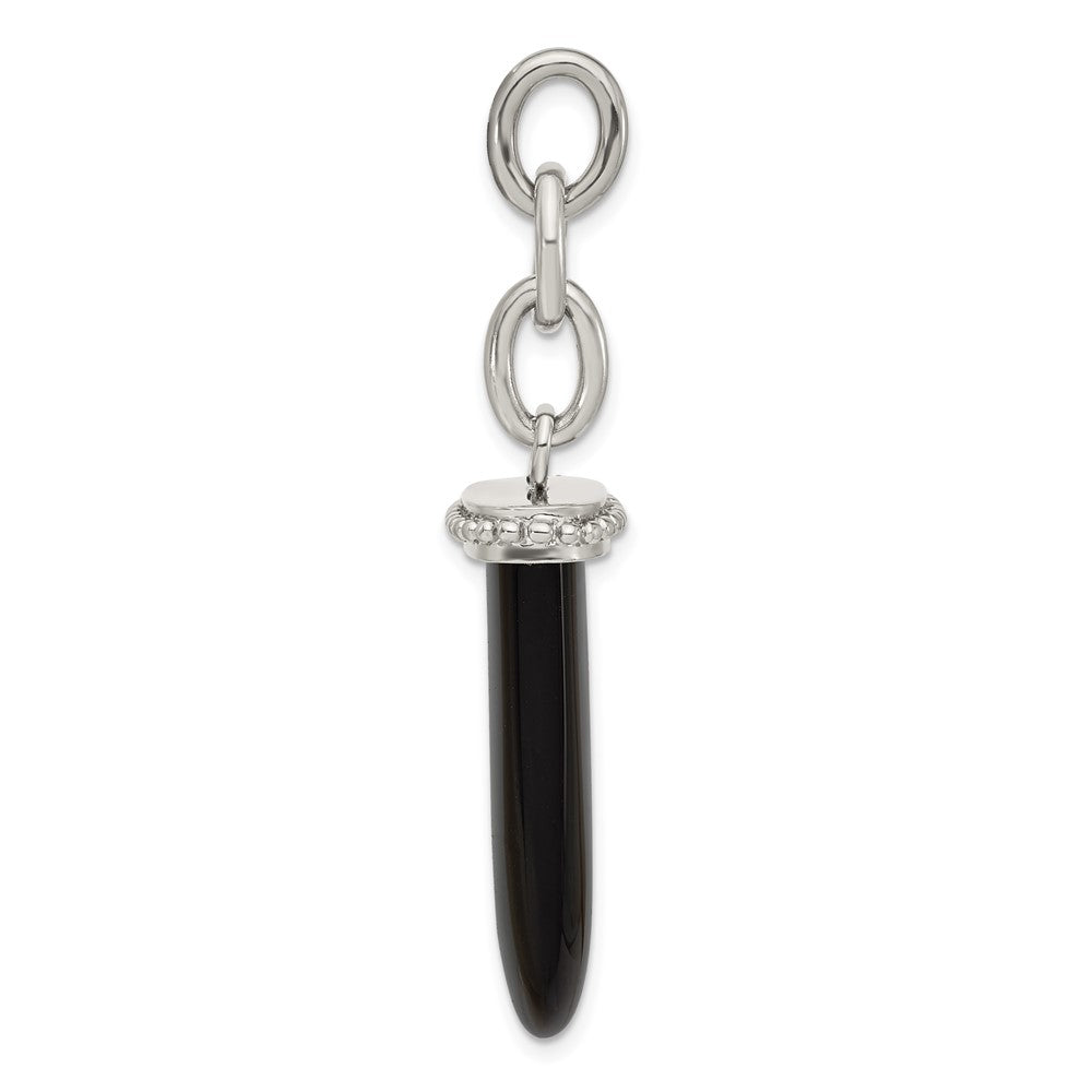 Edelstahl Onyx Fang Interchangeable Charm Anhänger