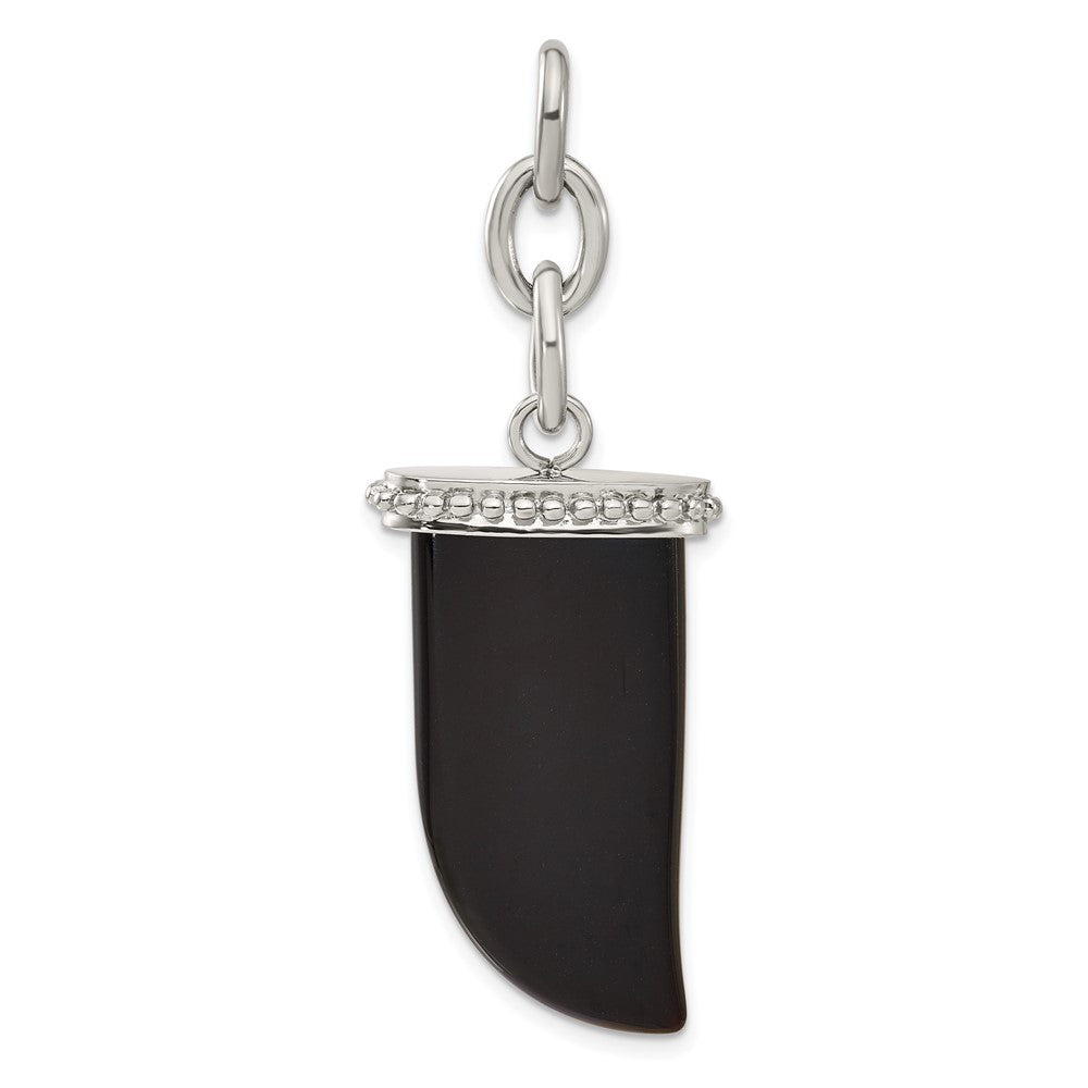 Edelstahl Onyx Fang Interchangeable Charm Anhänger