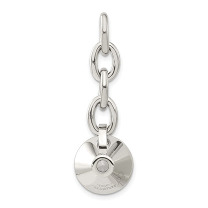 Edelstahl Zirkonia Interchangeable Charm Anhänger