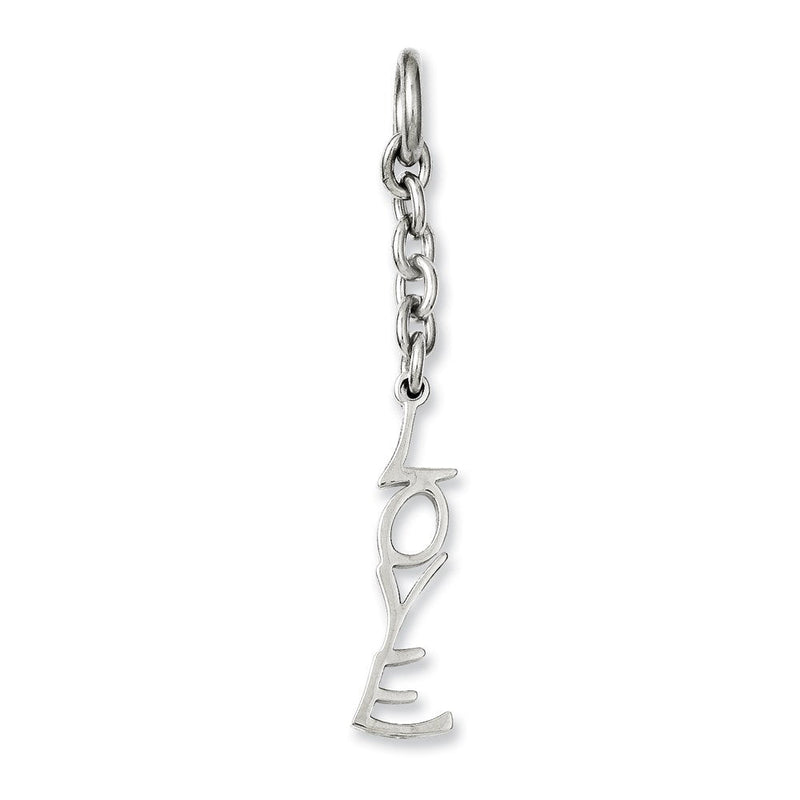 Edelstahl Liebe Interchangeable Charm Anhänger