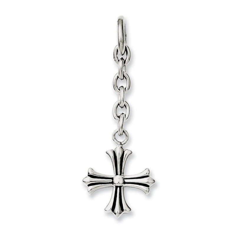 Edelstahl Kreuz Interchangeable Charm Anhänger