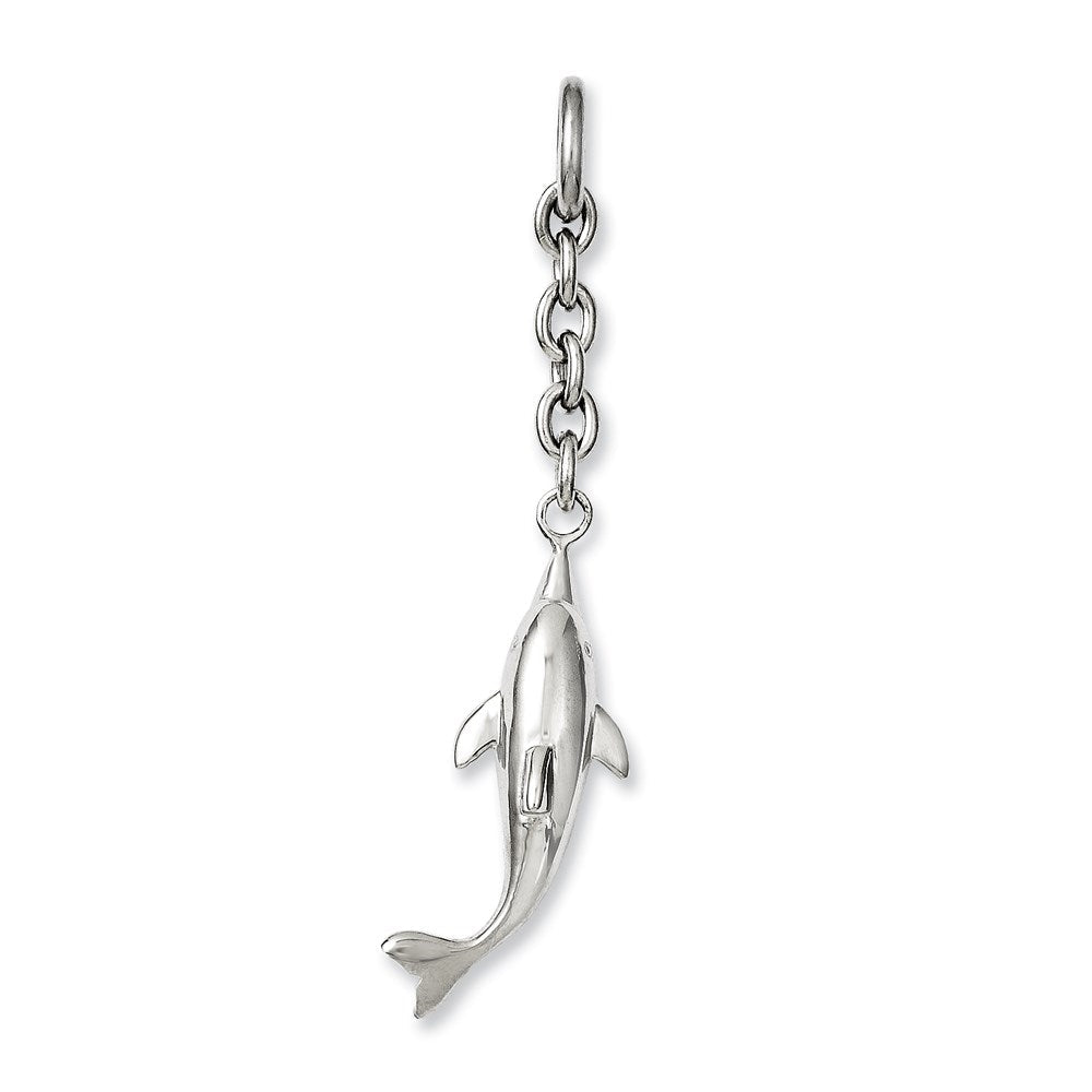 Edelstahl Delfin Interchangeable Charm Anhänger
