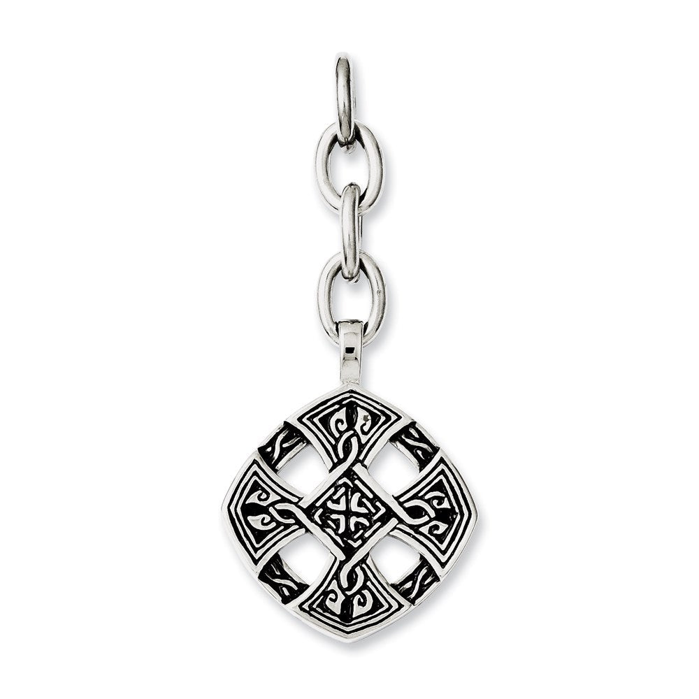 Edelstahl Keltisch Kreuz Interchangeable Charm Anhänger
