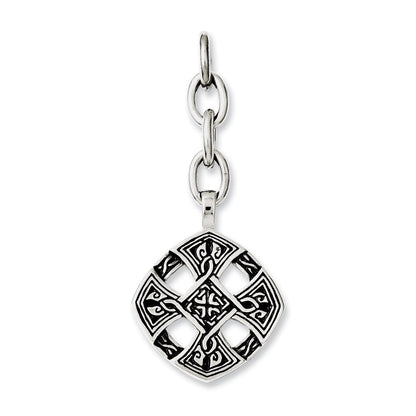 Edelstahl Keltisch Kreuz Interchangeable Charm Anhänger