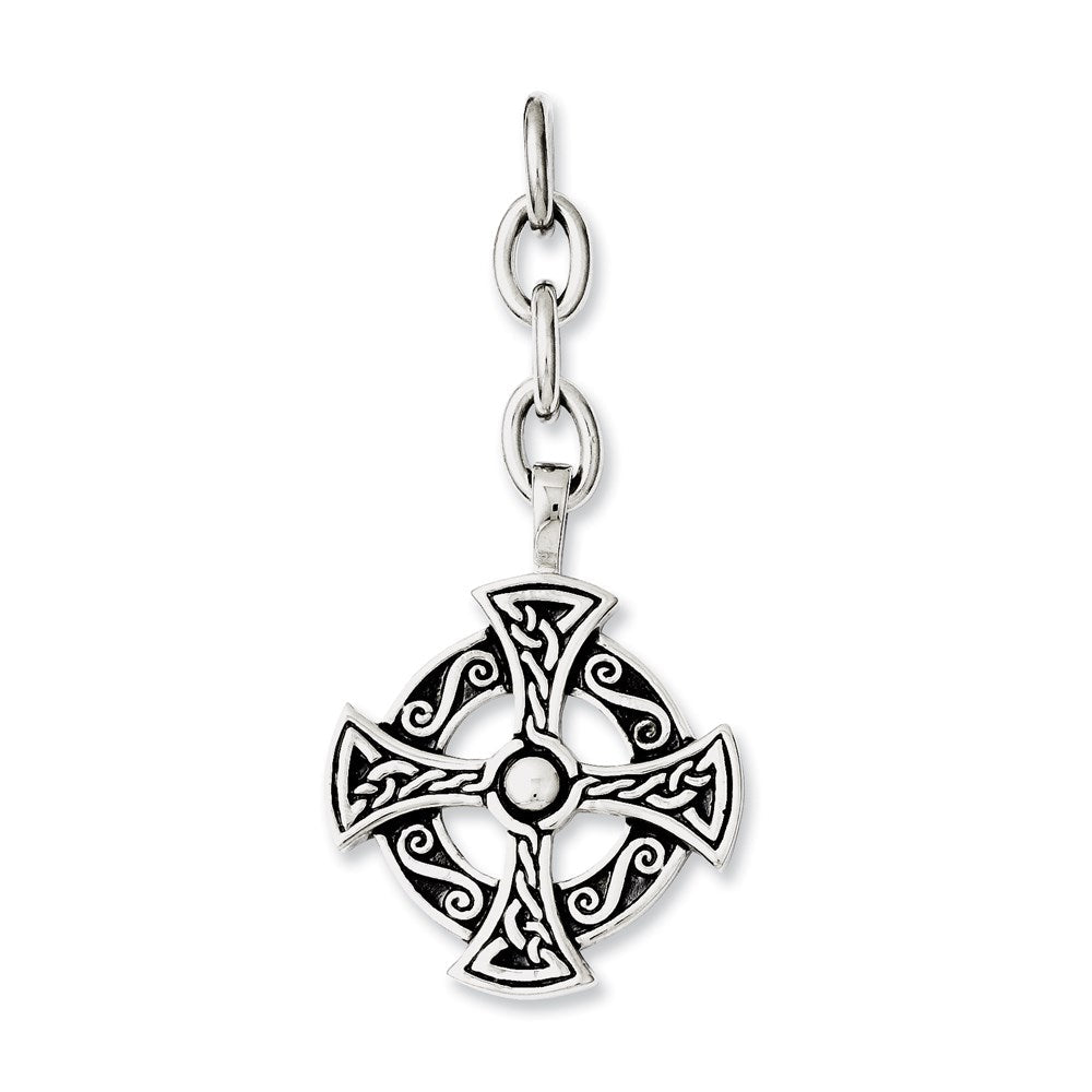 Edelstahl Keltisch Kreuz Interchangeable Charm Anhänger