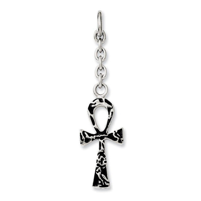 Edelstahl Ankh Interchangeable Charm Anhänger