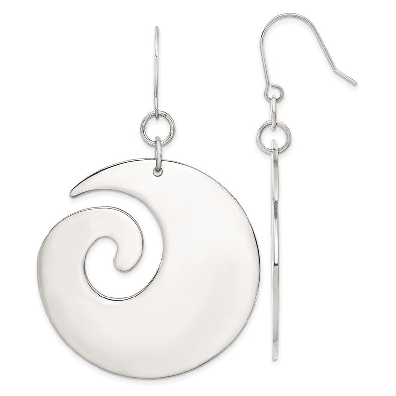 Edelstahl Wirbel Ohrhänger