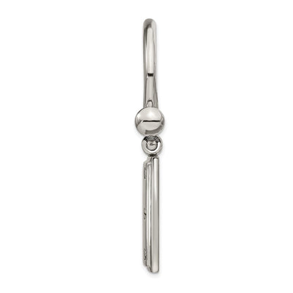 Edelstahl Poliert Key Ring