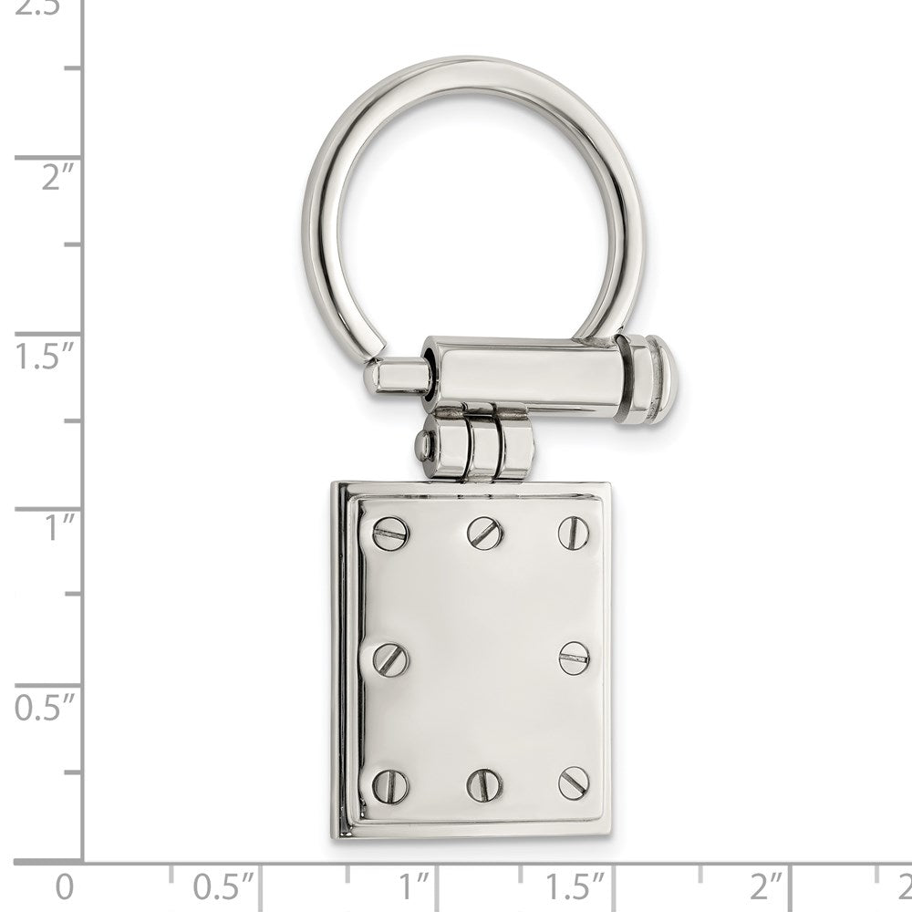 Edelstahl Poliert Key Ring