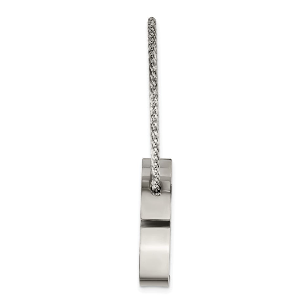 Edelstahl Chisel Poliert Ankerkette Kreis Key Ring