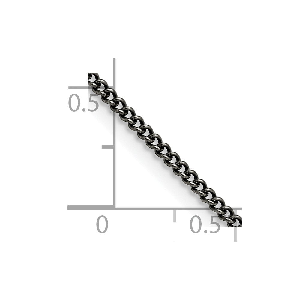 Edelstahl Chisel Antikisiert 2mm Rund Panzer Halskette