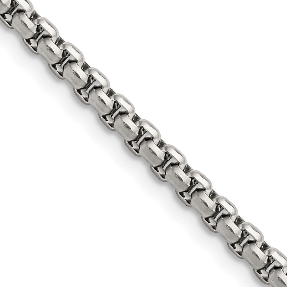 Edelstahl Chisel Poliert 3.8mm Fantasieglieder Halskette