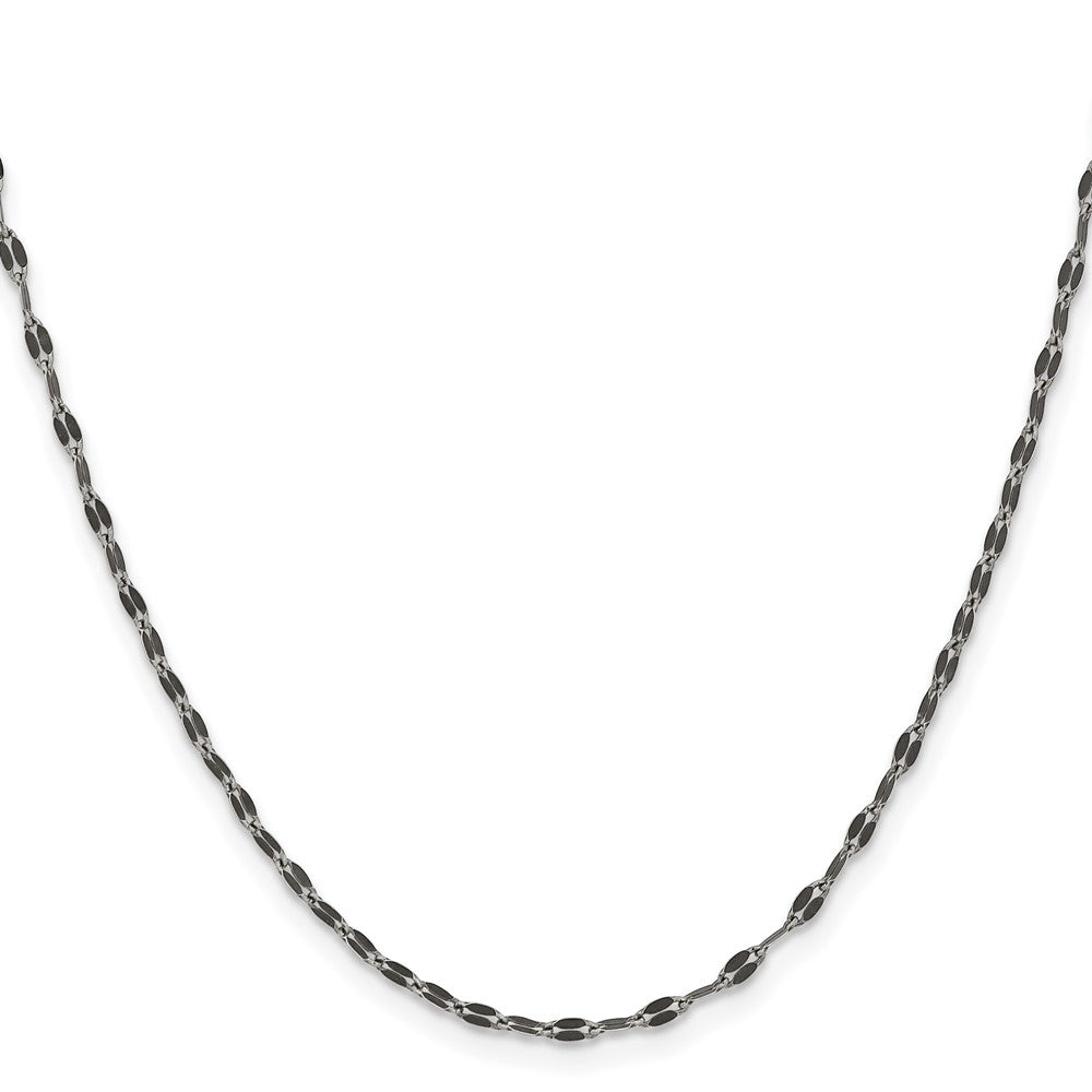 Edelstahl Chisel Oxidiert 2.5mm Fantasie Halskette