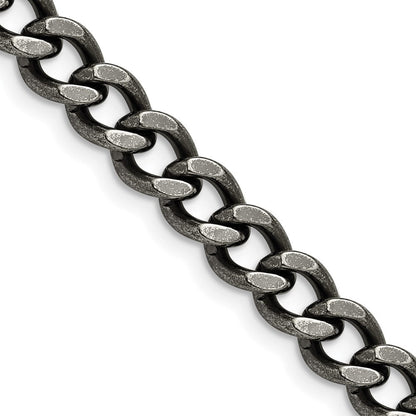 Edelstahl Chisel Antikisiert 6.7mm Panzer Halskette