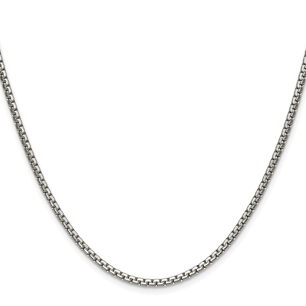 Edelstahl Chisel Poliert 2.5mm Fantasie Venezianer Halskette