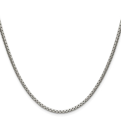 Edelstahl Chisel Poliert 2.5mm Fantasie Venezianer Halskette