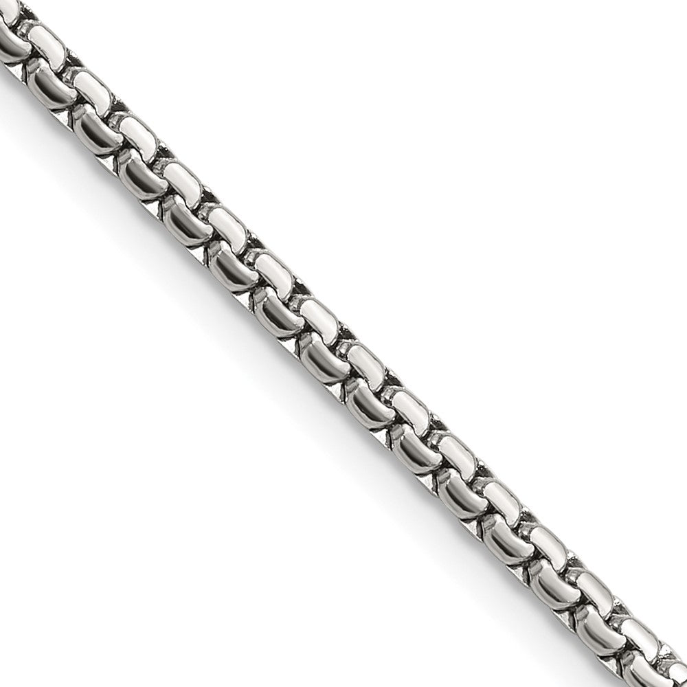 Edelstahl Chisel Poliert 2.5mm Fantasie Venezianer Halskette