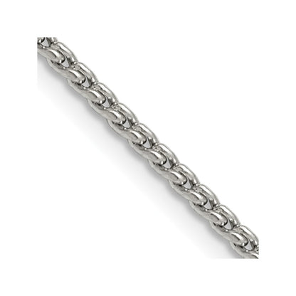 Edelstahl Chisel Poliert 2.5mm Fantasieglieder Halskette