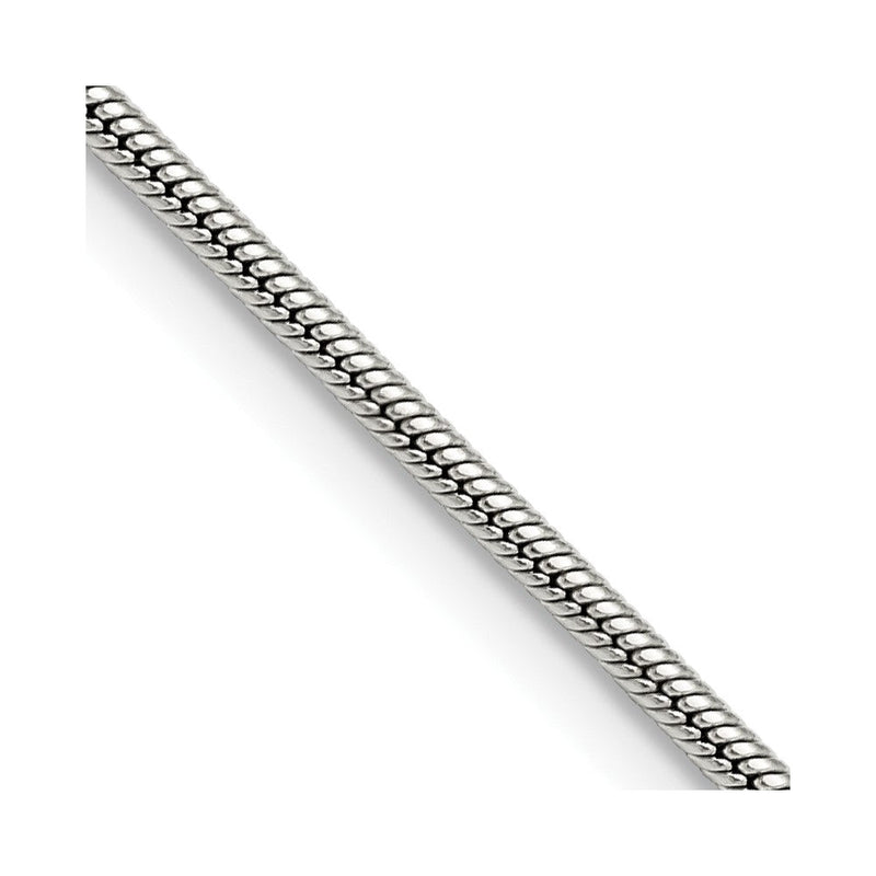 Edelstahl Chisel Poliert 2mm Schlange Halskette