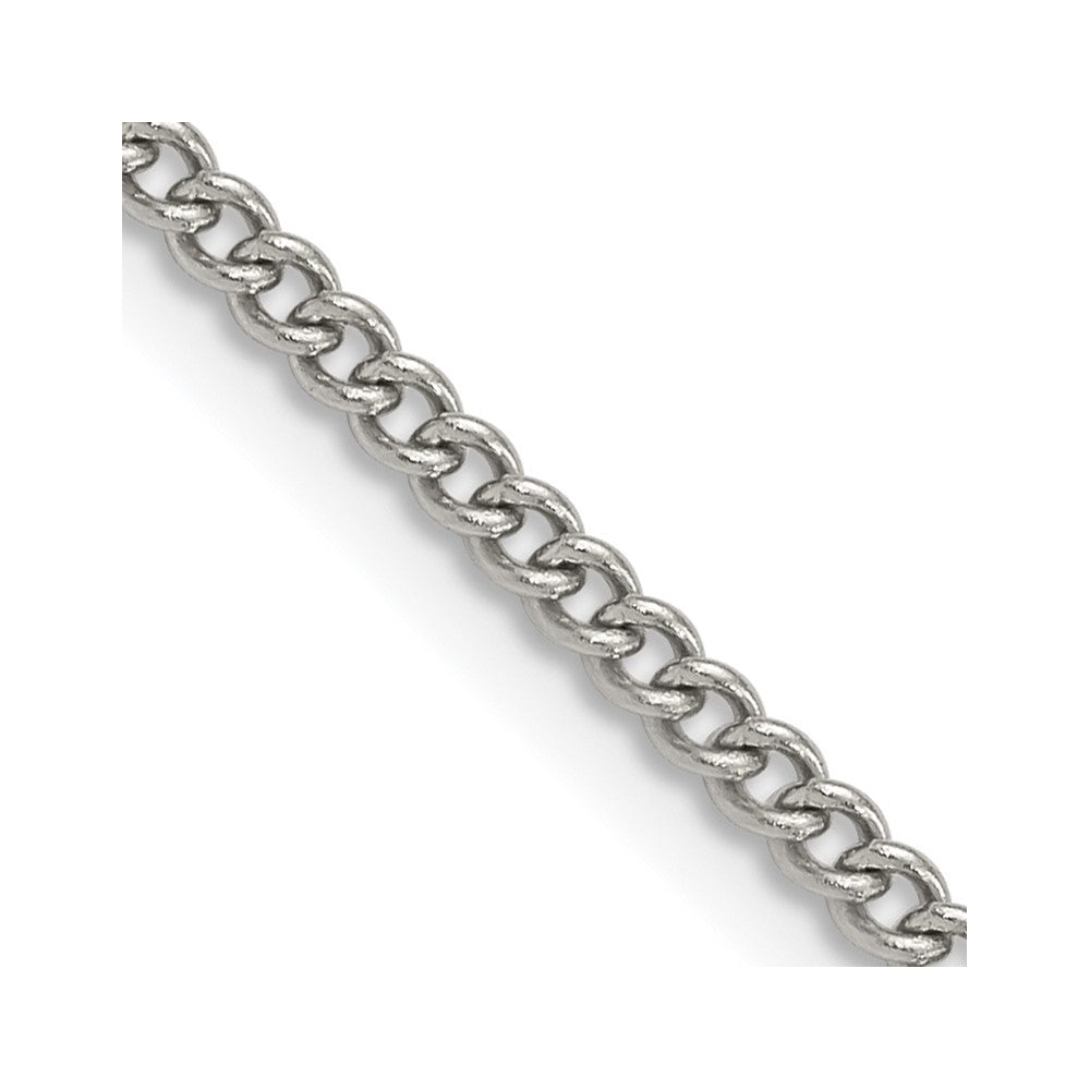 Edelstahl Chisel Poliert 3mm Panzer Halskette
