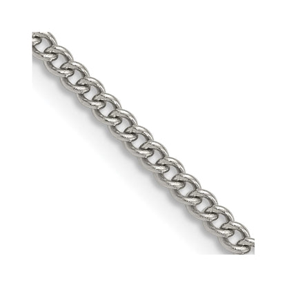 Edelstahl Chisel Poliert 3mm Panzer Halskette
