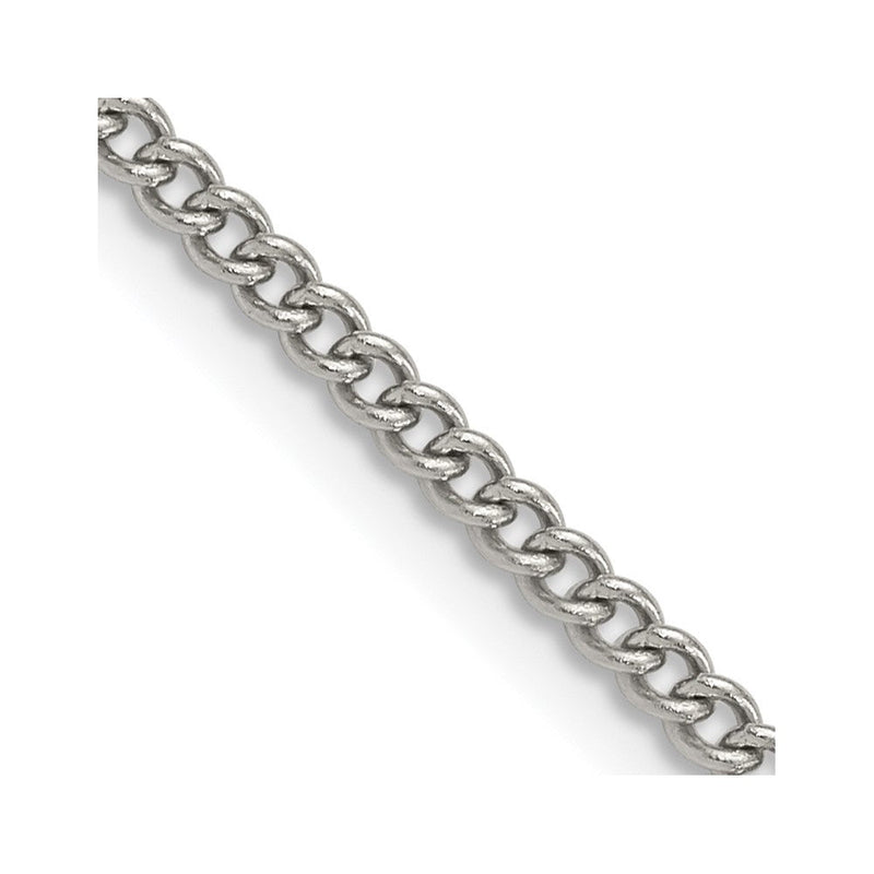 Edelstahl Chisel Poliert 3mm Panzer Halskette