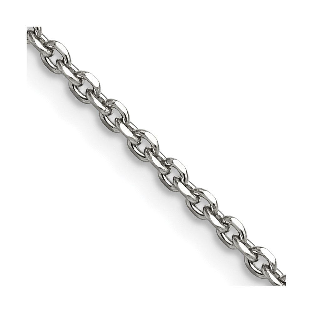 Edelstahl Chisel Poliert 2.7mm Ankerkette Halskette