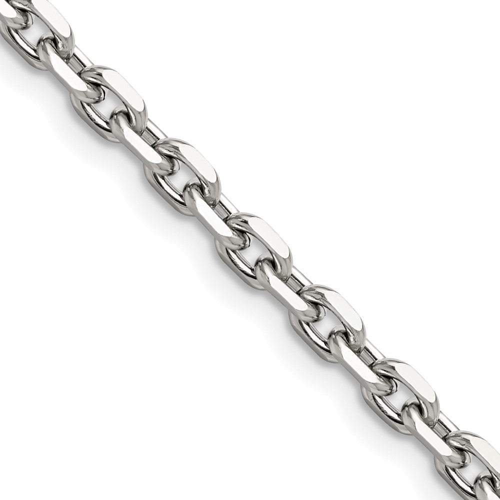 Edelstahl Chisel Poliert 5.3mm Ankerkette Halskette