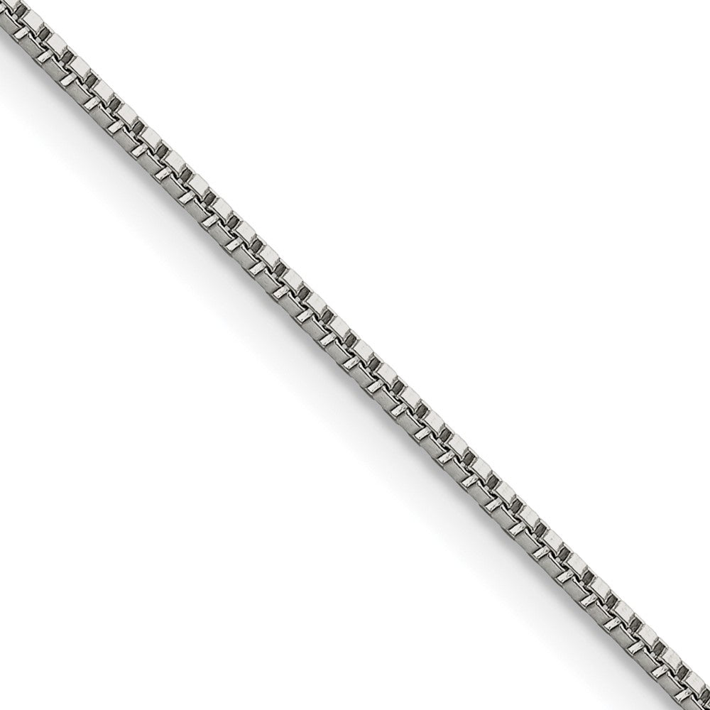 Edelstahl Chisel Poliert 1.2mm Venezianer Halskette
