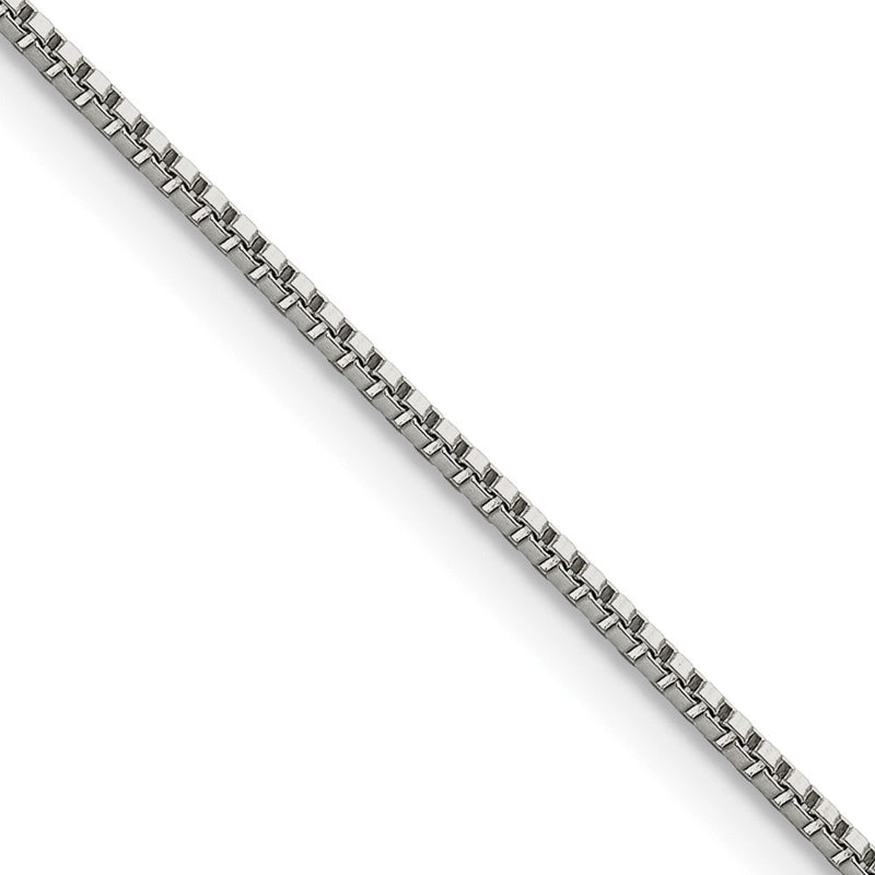 Edelstahl Chisel Poliert 1.2mm Venezianer Halskette