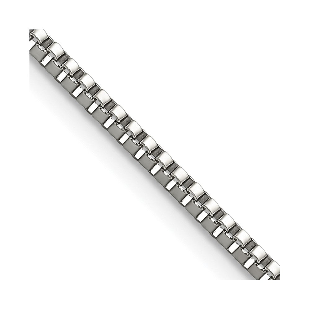 Edelstahl Chisel Poliert 2mm Venezianer Halskette