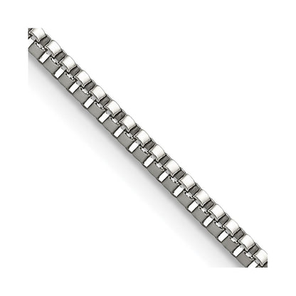 Edelstahl Chisel Poliert 2mm Venezianer Halskette