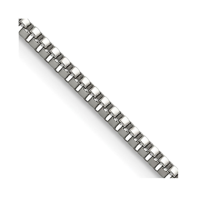 Edelstahl Chisel Poliert 2mm Venezianer Halskette