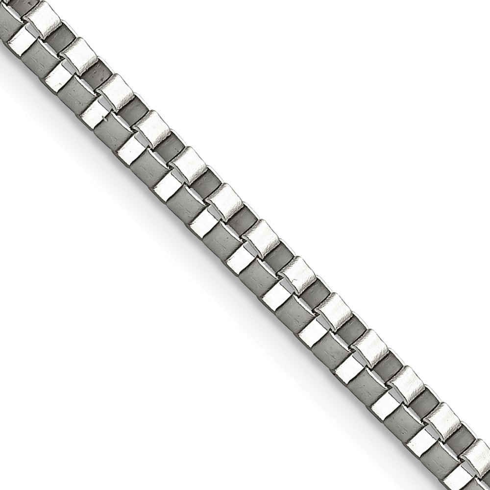 Edelstahl Chisel Poliert 3.2mm Venezianer Halskette