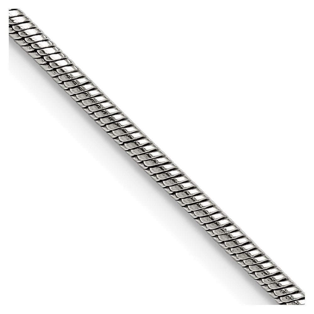 Edelstahl Chisel Poliert 2.4mm Schlange Halskette