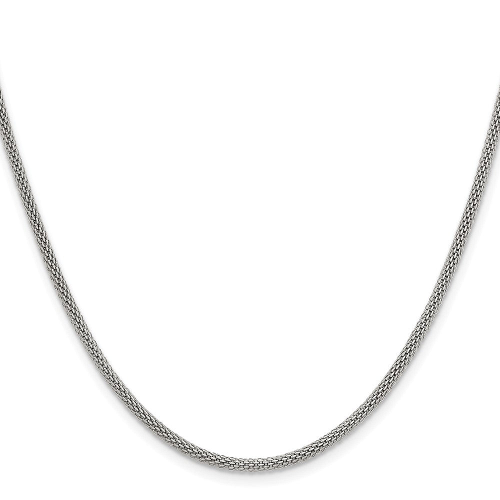 Edelstahl Chisel Poliert 2.5mm Bismark Halskette