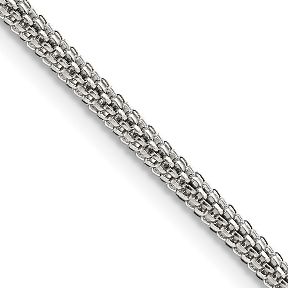Edelstahl Chisel Poliert 3.2mm Bismark Halskette