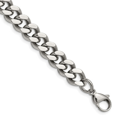 Chisel Edelstahl Poliert 9.5mm 7.75 Panzer Gliederarmband