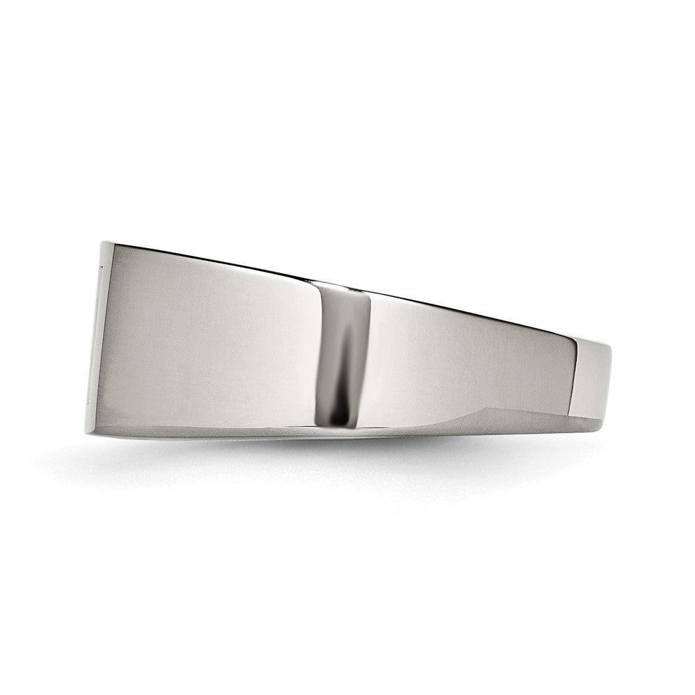 Edelstahl Schwarz Emaille Dad Geldklammer & Ring Set