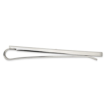 Edelstahl Chisel Gebürstet und Poliert Schwarz Emaille Zirkonia Key Ring, Geldklammer, Manschette Glieder Krawatten Stab Boxed Set
