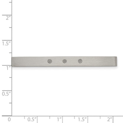Edelstahl Chisel Gebürstet mit Resin Krawatten Stab