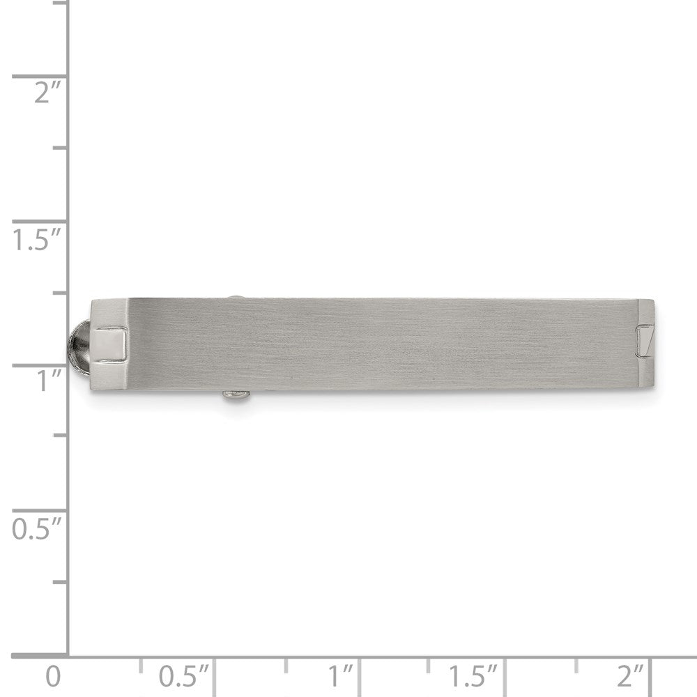 Edelstahl Chisel Gebürstet Krawatten Stab